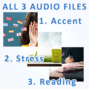 Download Audio Files for: Accent, Stress & Reading